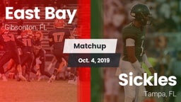 Matchup: East Bay  vs. Sickles  2019