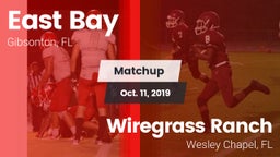 Matchup: East Bay  vs. Wiregrass Ranch  2019