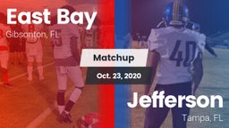 Matchup: East Bay  vs. Jefferson  2020