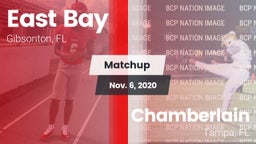 Matchup: East Bay  vs. Chamberlain  2020