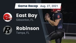 Recap: East Bay  vs. Robinson  2021