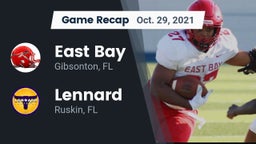 Recap: East Bay  vs. Lennard  2021
