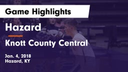 Hazard  vs Knott County Central  Game Highlights - Jan. 4, 2018