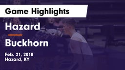 Hazard  vs Buckhorn  Game Highlights - Feb. 21, 2018