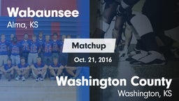 Matchup: Wabaunsee vs. Washington County  2016