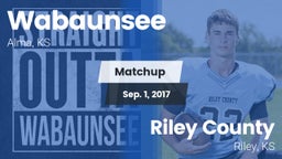 Matchup: Wabaunsee vs. Riley County  2017