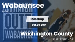 Matchup: Wabaunsee vs. Washington County  2017