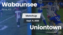 Matchup: Wabaunsee vs. Uniontown  2020
