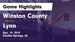 Winston County  vs Lynn  Game Highlights - Dec. 19, 2019