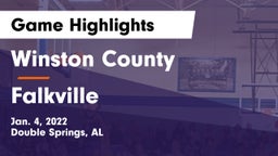 Winston County  vs Falkville  Game Highlights - Jan. 4, 2022
