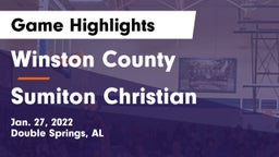 Winston County  vs Sumiton Christian  Game Highlights - Jan. 27, 2022