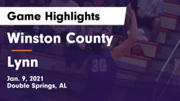 Winston County  vs Lynn  Game Highlights - Jan. 9, 2021