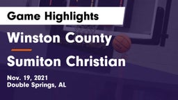 Winston County  vs Sumiton Christian  Game Highlights - Nov. 19, 2021
