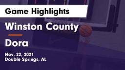 Winston County  vs Dora  Game Highlights - Nov. 22, 2021