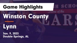 Winston County  vs Lynn Game Highlights - Jan. 9, 2023