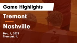 Tremont  vs Nashville  Game Highlights - Dec. 1, 2023