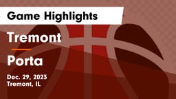 Tremont  vs Porta  Game Highlights - Dec. 29, 2023