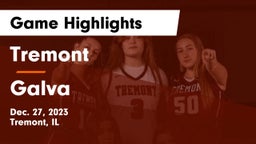 Tremont  vs Galva  Game Highlights - Dec. 27, 2023