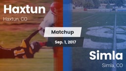 Matchup: Haxtun vs. Simla  2017