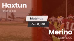 Matchup: Haxtun vs. Merino  2017