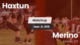 Matchup: Haxtun vs. Merino  2018