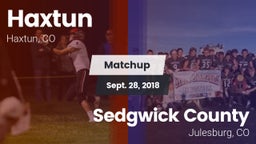 Matchup: Haxtun vs. Sedgwick County  2018