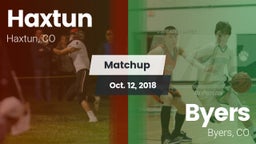 Matchup: Haxtun vs. Byers  2018