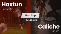 Matchup: Haxtun vs. Caliche  2018