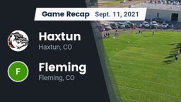 Recap: Haxtun  vs. Fleming  2021