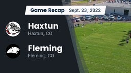 Recap: Haxtun  vs. Fleming  2022