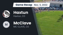 Recap: Haxtun  vs. McClave  2022