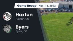 Recap: Haxtun  vs. Byers  2023