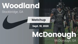 Matchup: Woodland vs. McDonough  2020