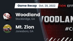 Recap: Woodland  vs. Mt. Zion  2022