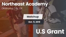 Matchup: Northeast vs. U.S Grant  2019