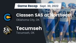 Recap: Classen SAS at Northeast vs. Tecumseh  2022