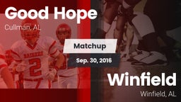 Matchup: Good Hope vs. Winfield  2016