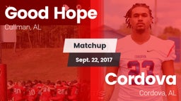 Matchup: Good Hope High vs. Cordova  2017