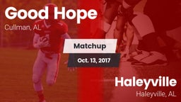 Matchup: Good Hope High vs. Haleyville  2017