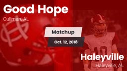 Matchup: Good Hope High vs. Haleyville  2018