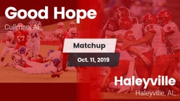 Matchup: Good Hope High vs. Haleyville  2019