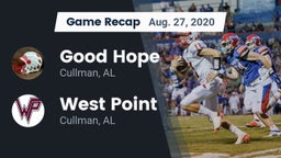 Recap: Good Hope  vs. West Point  2020