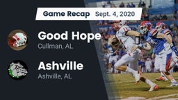 Recap: Good Hope  vs. Ashville  2020