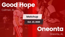 Matchup: Good Hope High vs. Oneonta  2020