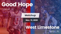 Matchup: Good Hope High vs. West Limestone  2020