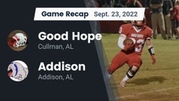 Recap: Good Hope  vs. Addison  2022