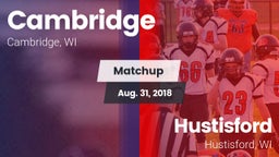 Matchup: Cambridge vs. Hustisford  2018