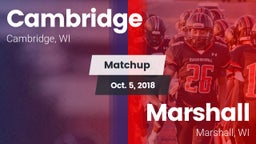 Matchup: Cambridge vs. Marshall  2018