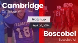 Matchup: Cambridge vs. Boscobel  2019
