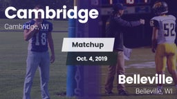 Matchup: Cambridge vs. Belleville  2019